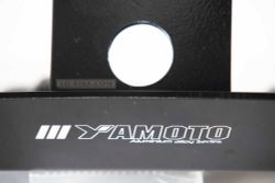 Skid Plate for Honda CRF300Rally (2021-UP). Aluminium, 4mm. Black (Gloss)