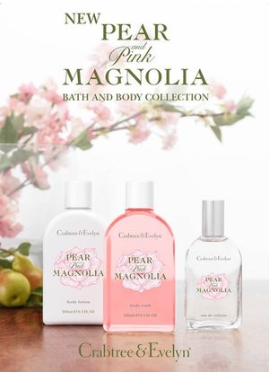 Crabtree and Evelyn Pear and Pink Magnolia