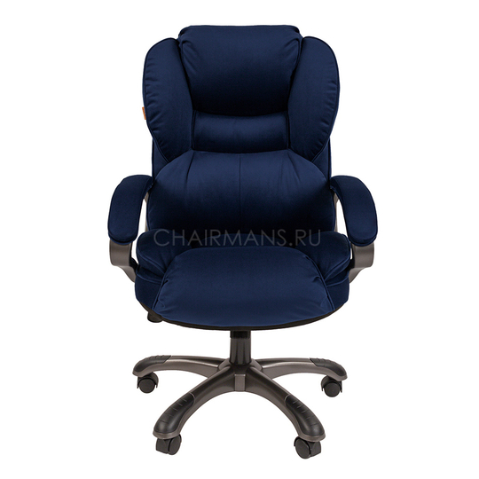 Кресло руководителя Chairman Home 434 ткань синее