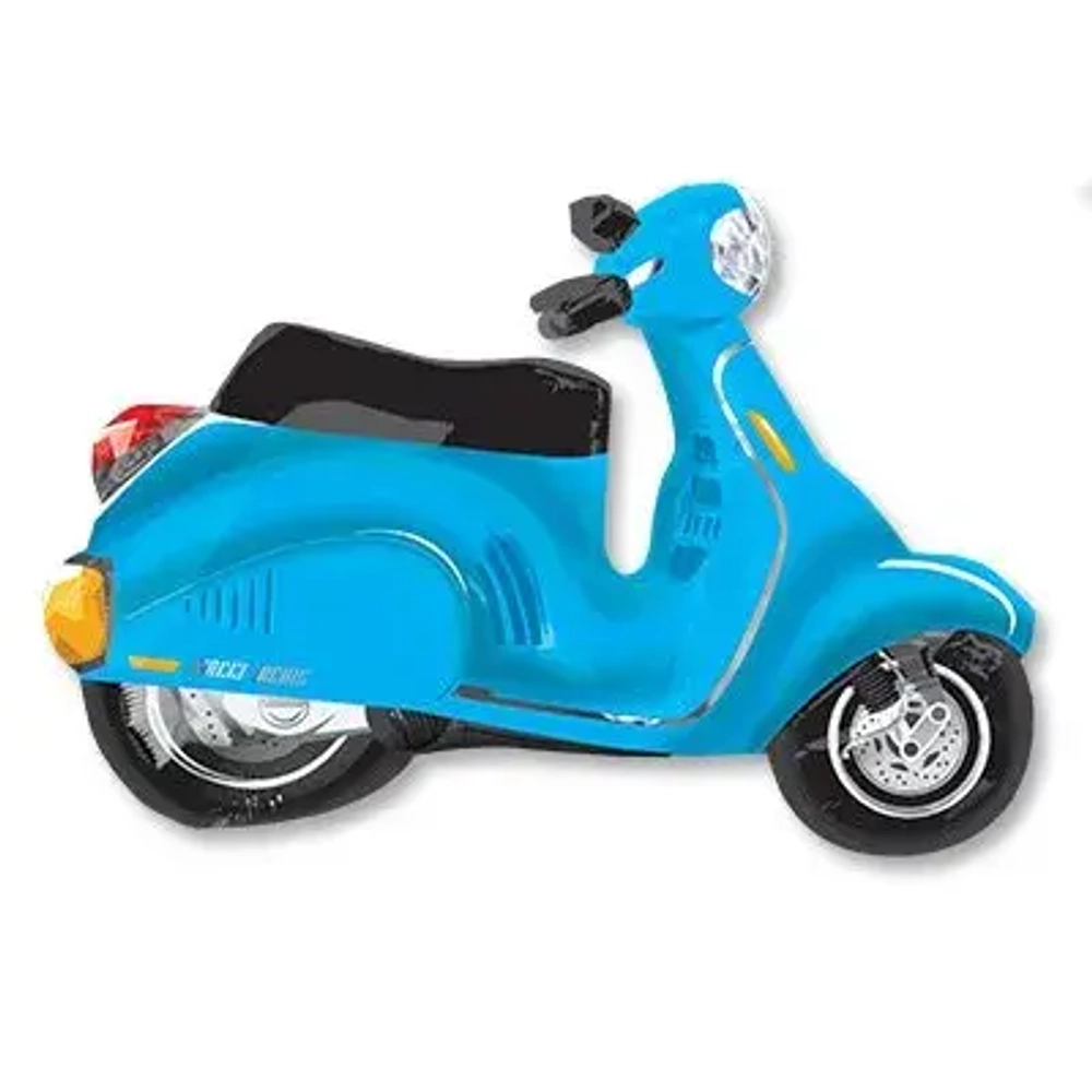 Фигура Street Скутер синий 84x56см шар фольга