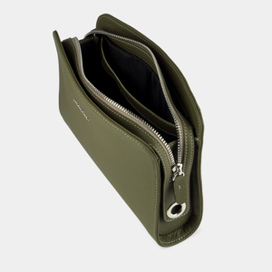 Сумка Emilie из кожи теленка, зеленого цвета