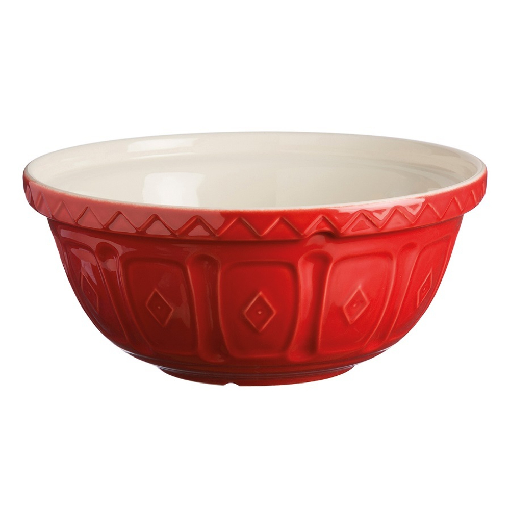 Миска для смешивания colour mix, D24 см, 2 л, красная