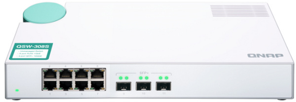 Коммутатор неуправляемый QNAP QSW-308S