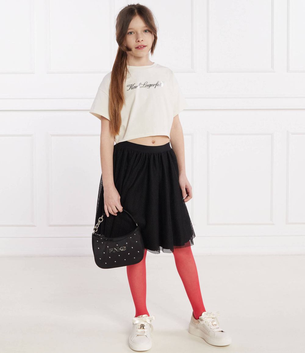 Футболка Karl Lagerfeld Kids - белый(Z30115)