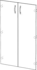 Двери средние из ЛДСП