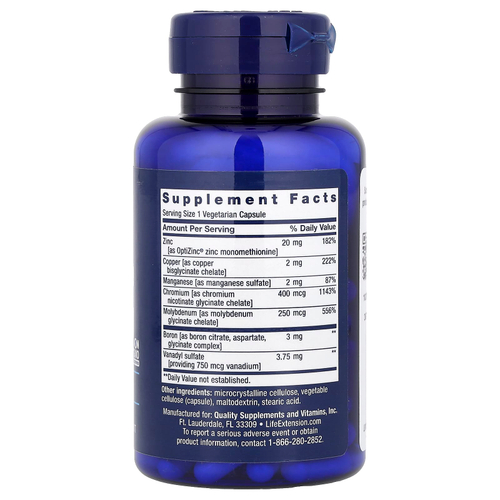 Life Extension, Только микроэлементы, 90 вегетарианских капсул