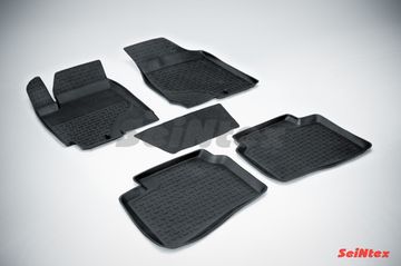 Резиновые коврики в салон Kia Cerato II (2008-2013) "Высокий борт"