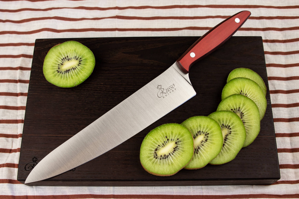 Кухонный нож Alexander L PRO AUS-8 Red G10