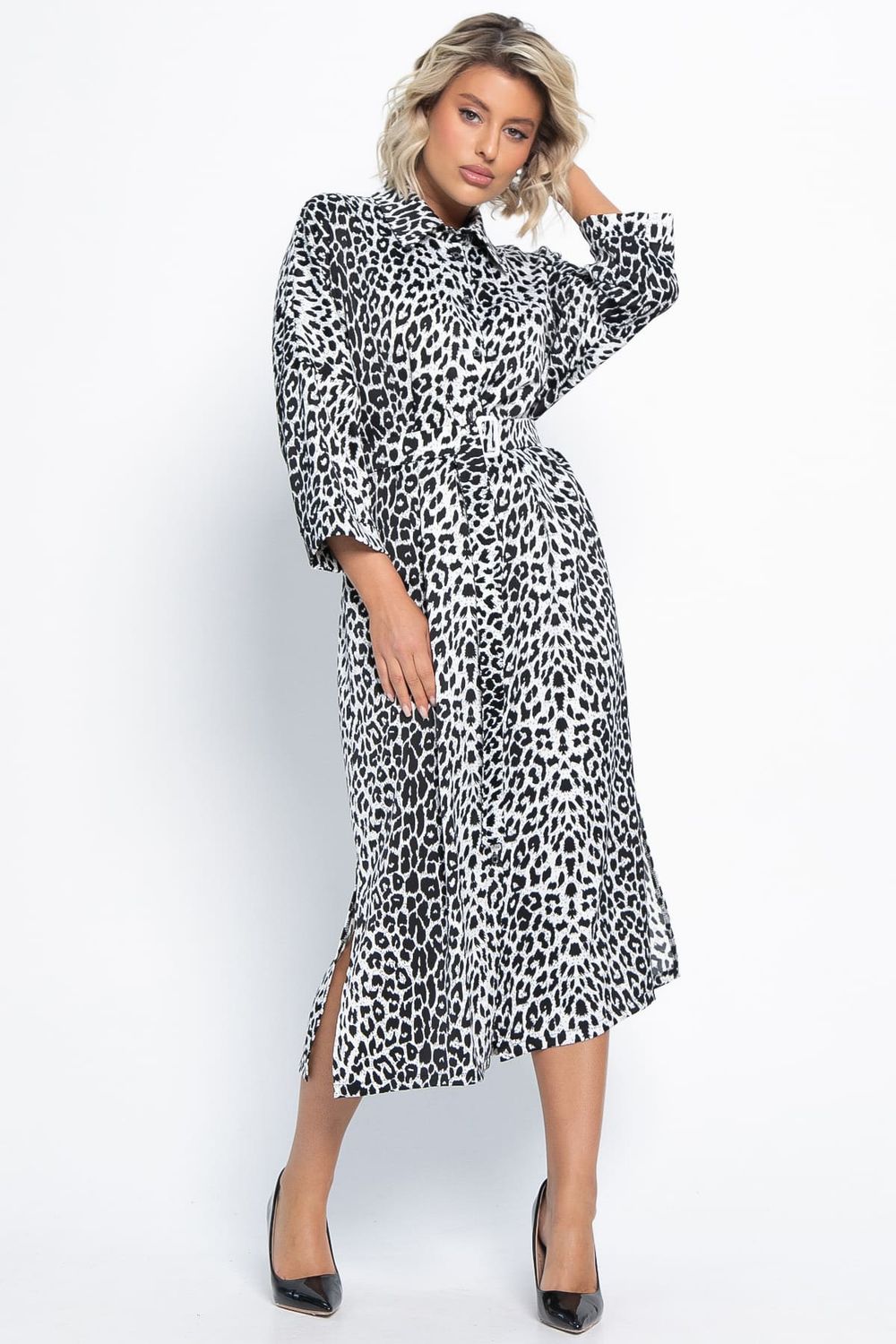 Платье Сьюзен (белый лео) П15091-7М LT Collection