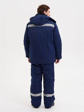 Костюм зимний "Мастер Плюс" полукомбинезон (синий)