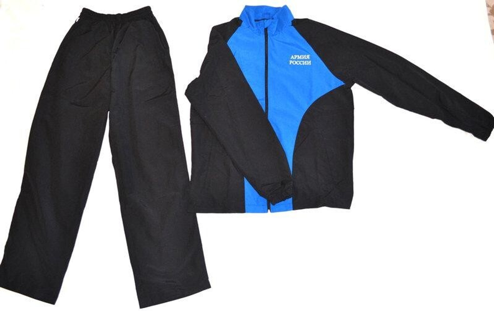 Костюм спортивный МО (черный/синий)