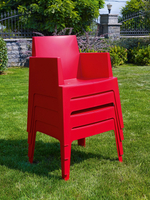Кресло пластиковое Siesta Contract Box, красный