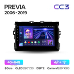 Teyes CC3 9" для Toyota Previa 2006-2019