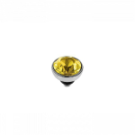 Шарм Qudo Bottone Light Topaz 8 мм 680184 BR/S