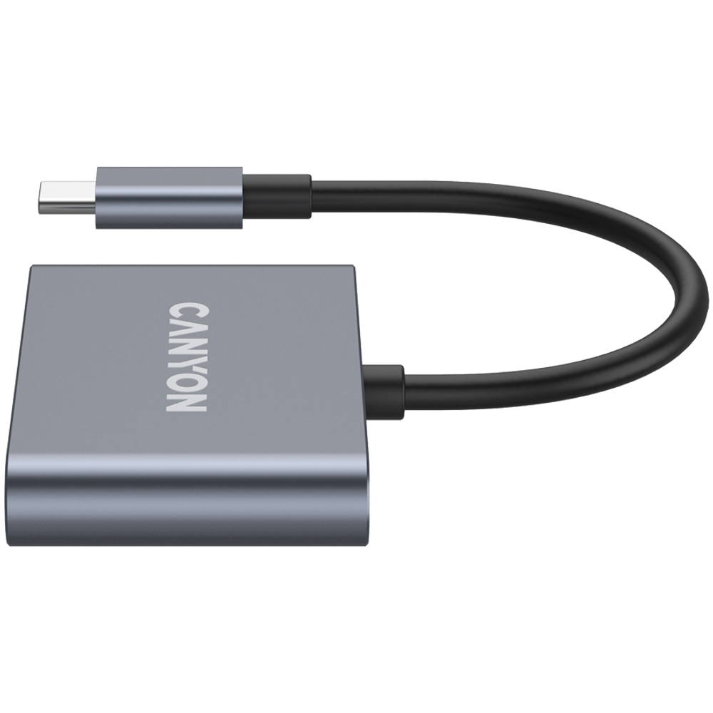 CANYON hub DS-3 3in1 USB-C Dark Grey