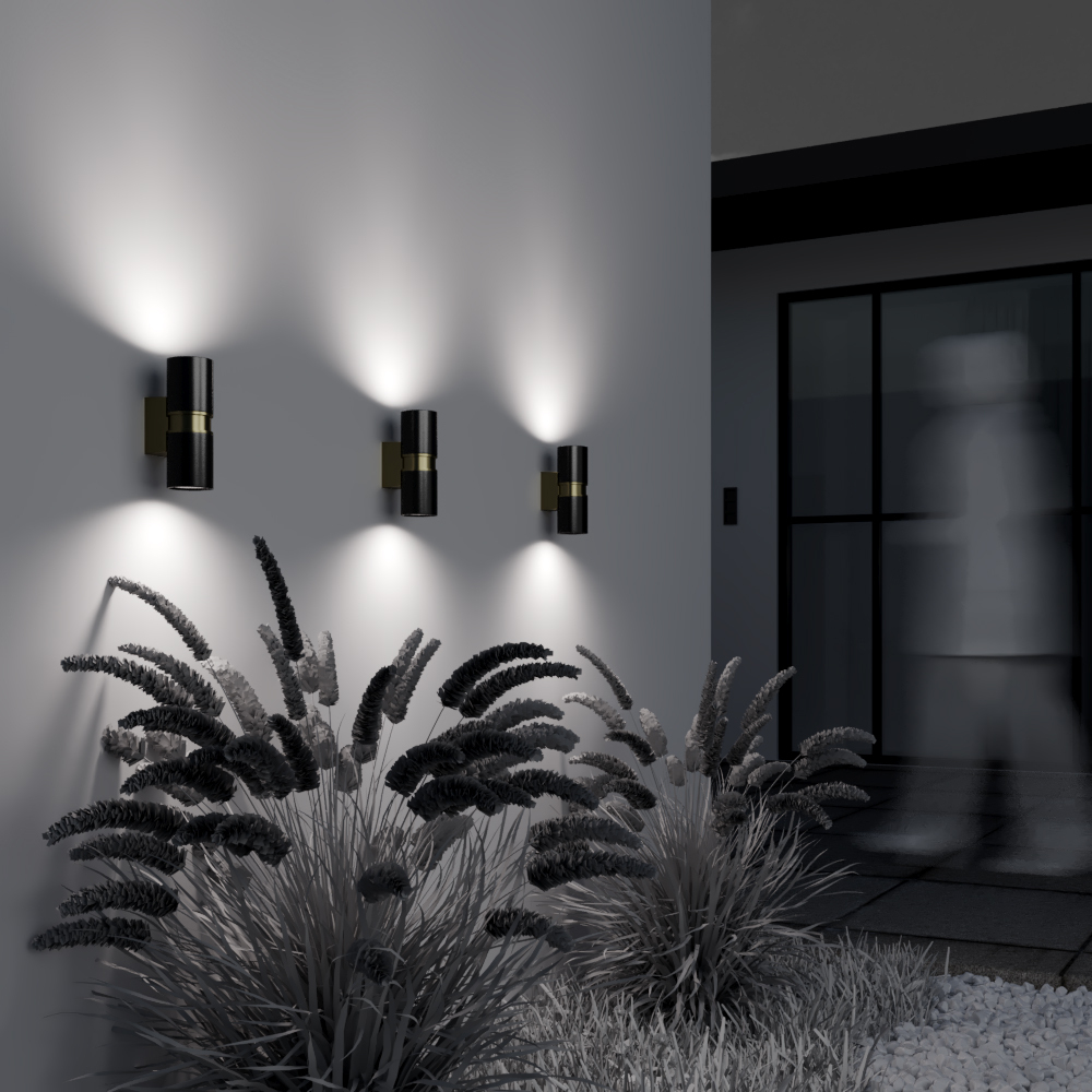 Уличный настенный светильник Outdoor O582WL-02B