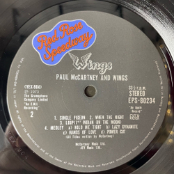 Винтажная виниловая пластинка LP Paul McCartney Wings Red Rose Speedway (Japan 1975) (Obi)