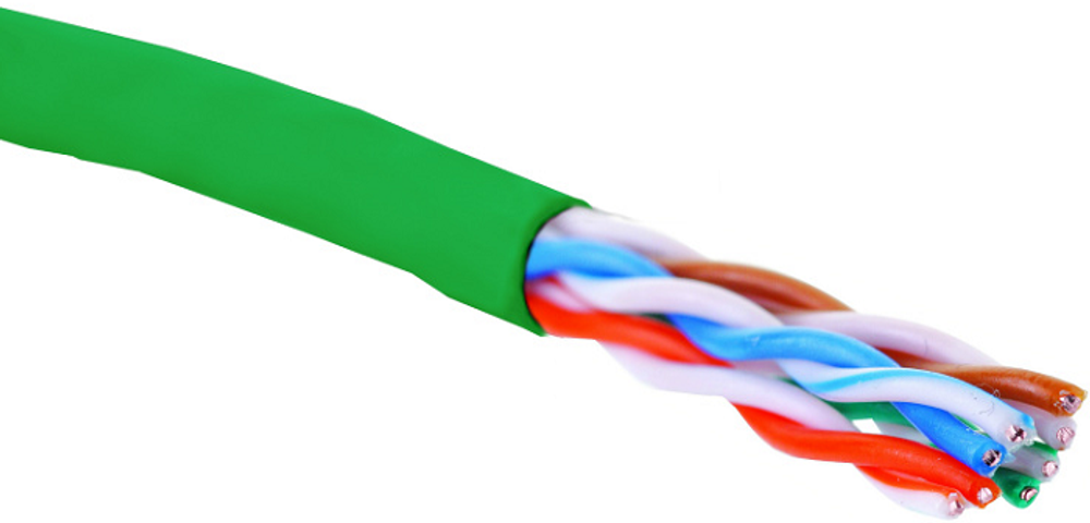 Кабель витая пара U/UTP 5e кат. 4 пары Eurolan 19C-U5-12GR-B305