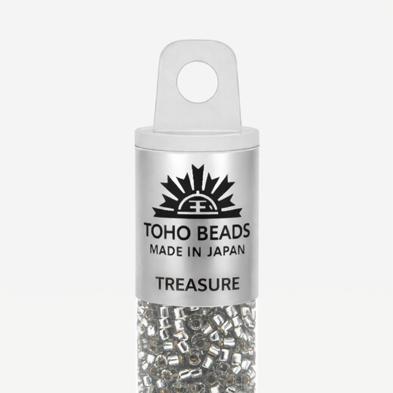 Японский бисер TOHO Treasure (№29), с внутренним серебрением, прозрачный