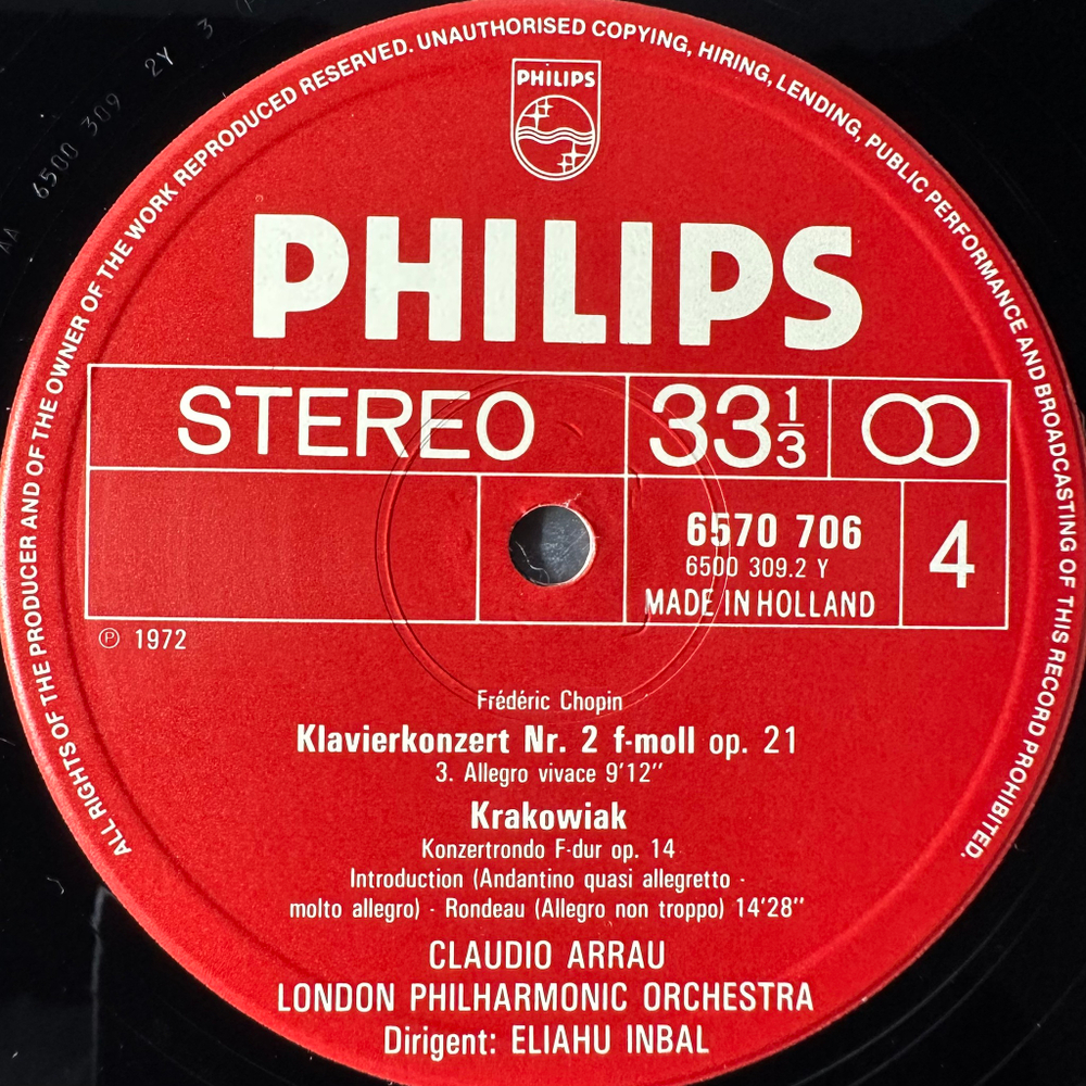 Шопен - 2 концерта для фортепиано 2LP (Голландия)