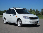 Рейлинги для а/м LADA Granta Седан (2011-), LADA Kalina Седан (2004-2011), Datsun on-DO (2014-), серый 0217-77-11
