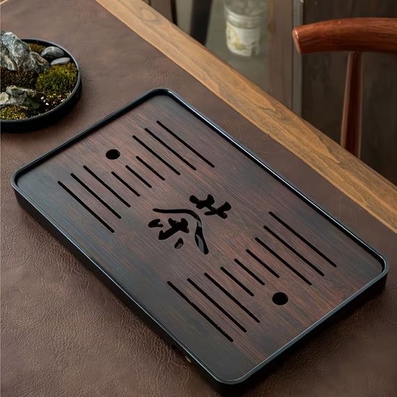 Бамбуковая Чабань с пластиковым подносом № 6