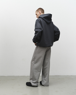 Zip-Up Hoodie Ragged LOGO Nine Iron