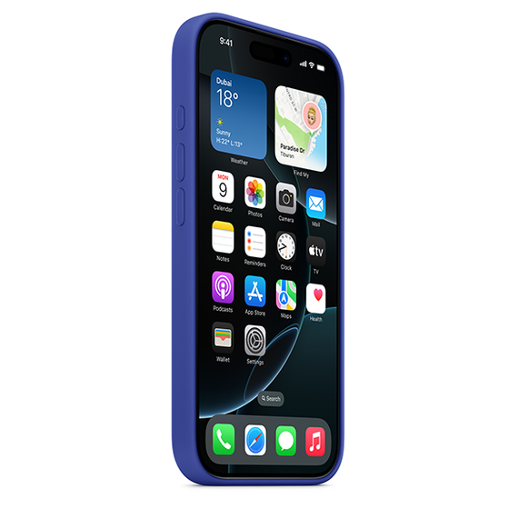 Чехол Apple iPhone 16 Pro Silicone Case with MagSafe Ultramarine MYYP3