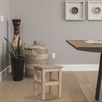 Табурет для кухни, 33х33х45, Одвар, деревянный, для кухни, сосна, лак, IKEA