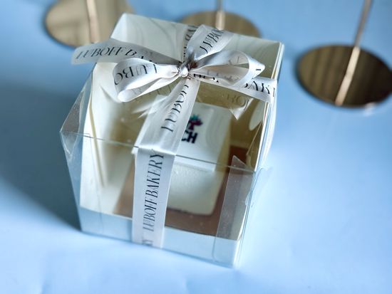 Пирожное с фото/картинкой коробочка на 1 шт