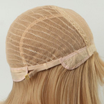 Парик искусственный с чёлкой 30 см, цвет блонд