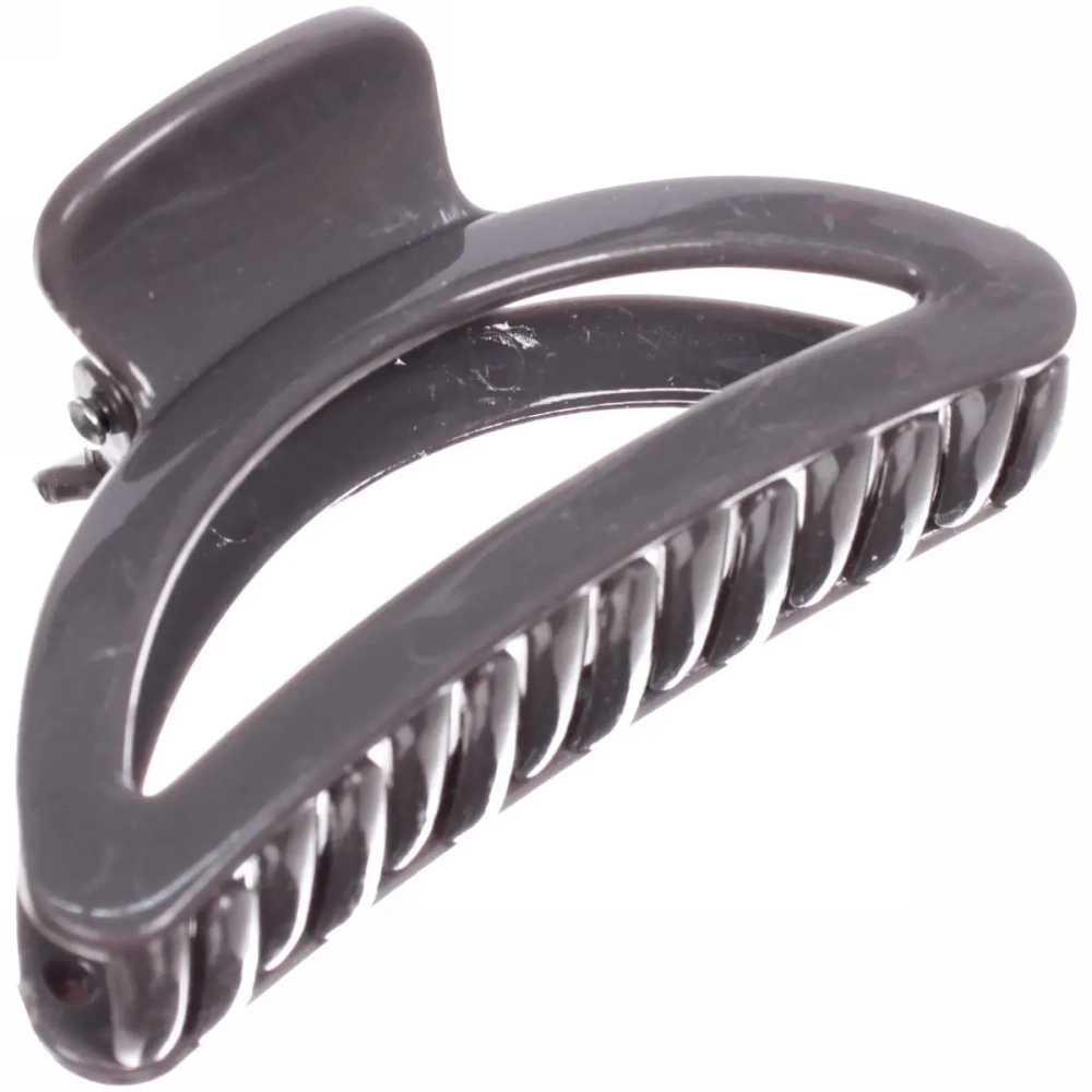 Заколка-краб для волос на блистере «Magic Gloss», трапеция, микс 6 цветов, 6,5см