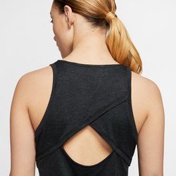 Женский топ теннисный Nike Court W Dry Elevated Essential Tank - black/white