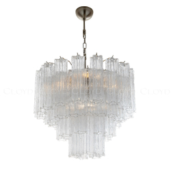 Люстра Cloyd ANNO-D C7 / Ø58 см - хром - прозрачн.стекло (арт.11650)