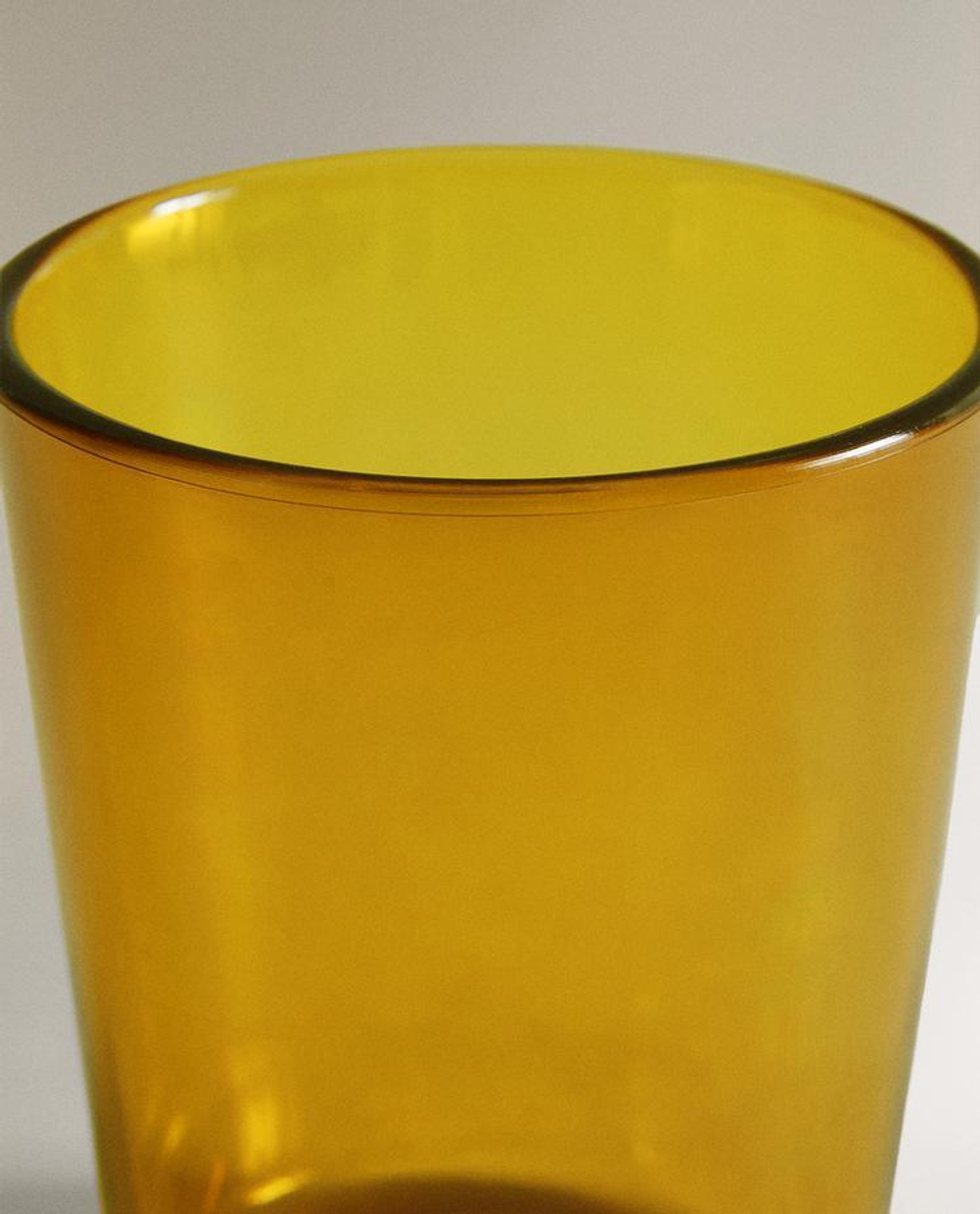 ZARA HOME ДЕТСКИЙ ПРОЗРАЧНЫЙ СТАКАН, ЖЕЛТЫЙ