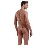 Трусики-стринги из микромодала в рубчик Doreanse Ribbed Modal (Размер: XL) (Цвет: бордовый)