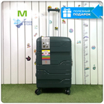 Средний чемодан Impreza Line, Темно-зеленый, M+