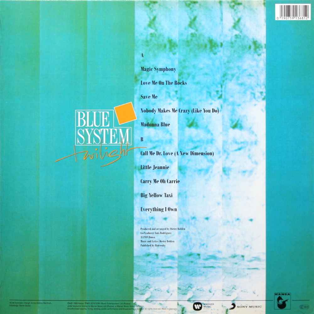 Blue System / Twilight (Exclusive In Russia)(LP)