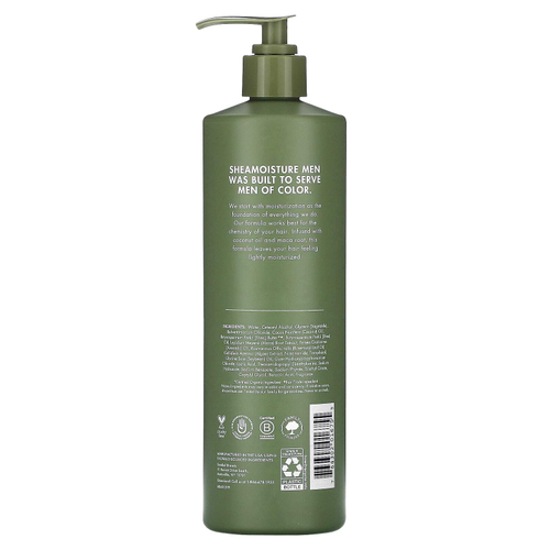 SheaMoisture, Для мужчин, легкий кондиционер, кокосовое масло и корень маки, 444 мл (15 жидк. унц.)