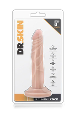 Телесный фаллоимитатор-реалистик 5 Inch Mini Cock на присоске - 14,6 см. (Цвет: телесный)