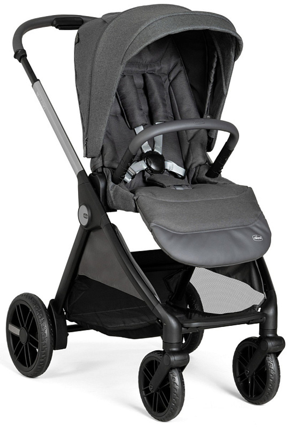 Коляска Chicco Bellagio 2 в 1 Black Satin
