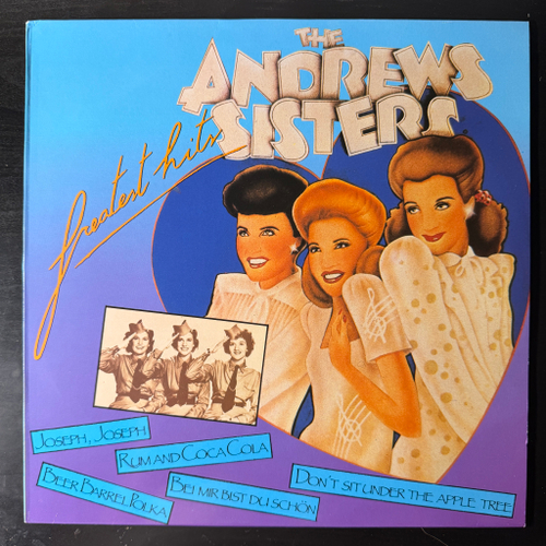 The Andrews Sisters ‎– 20 Greatest Hits (Бельгия)