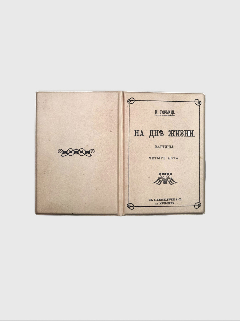 Обложка для паспорта «На дне»