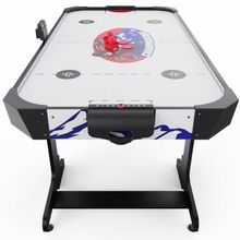 Игровой стол – аэрохоккей с подсветкой DFC Championship 53&amp;quot; 135 х 65 см, складной, белый