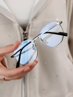 Очки для компьютера имиджевые защитные прозрачные нулевки