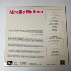 Винтажная виниловая пластинка LP Mireille Mathieu Мирей Матьe Soldats Sans Armes (Germany 1966)