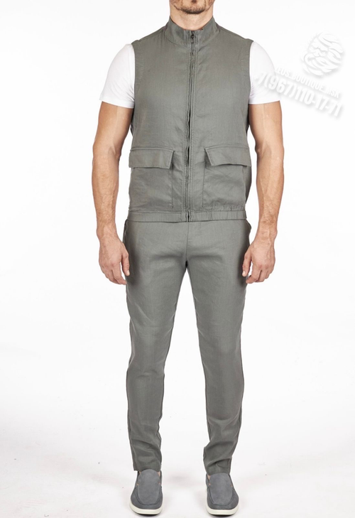 Льняной летний костюм Loro Piana