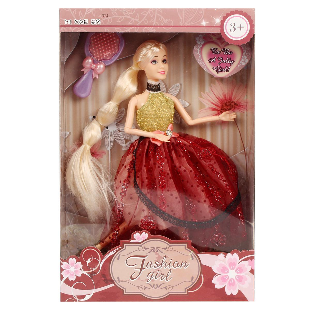 Кукла тип Модель на шарнирах с аксессуарами, коробка 8735