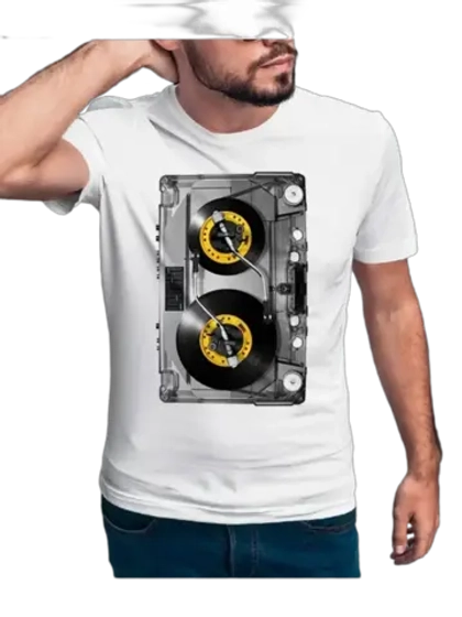 Футболка с кассетой