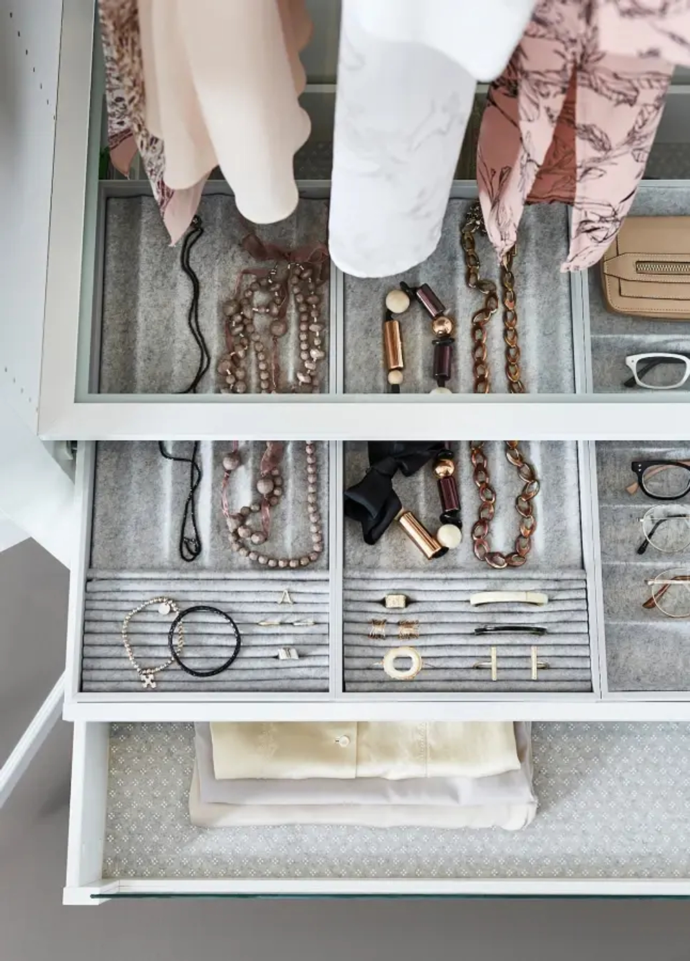 Полка стеклянная - IKEA KOMPLEMENT, 75x58 см, белый КОМПЛИМЕНТ ИКЕА